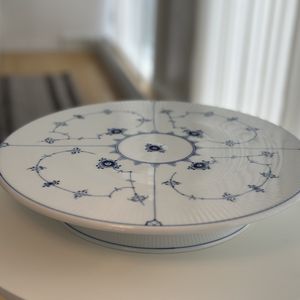 Royal Copenhagen - stort kage fad & lille skål