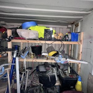 Container samt indhold - Nederste