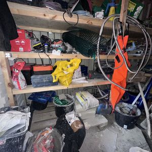 Container samt indhold - Nederste