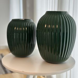 Kahler 2 stk vaser Grøn