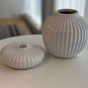 Kahler  lysestage og vase