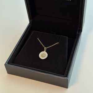 George Jensen - Daisy diamant halskæde lille