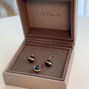Julie Sandlau - prime øreringe & prime vedhæng Sapphire Blue