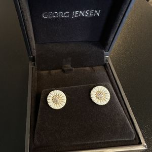 George Jensen Daisy Diamant ørestikker