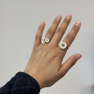 2 stk Daisy ringe