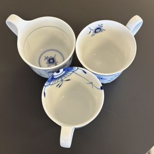Royal Copenhagen - 3 stk krus med hank