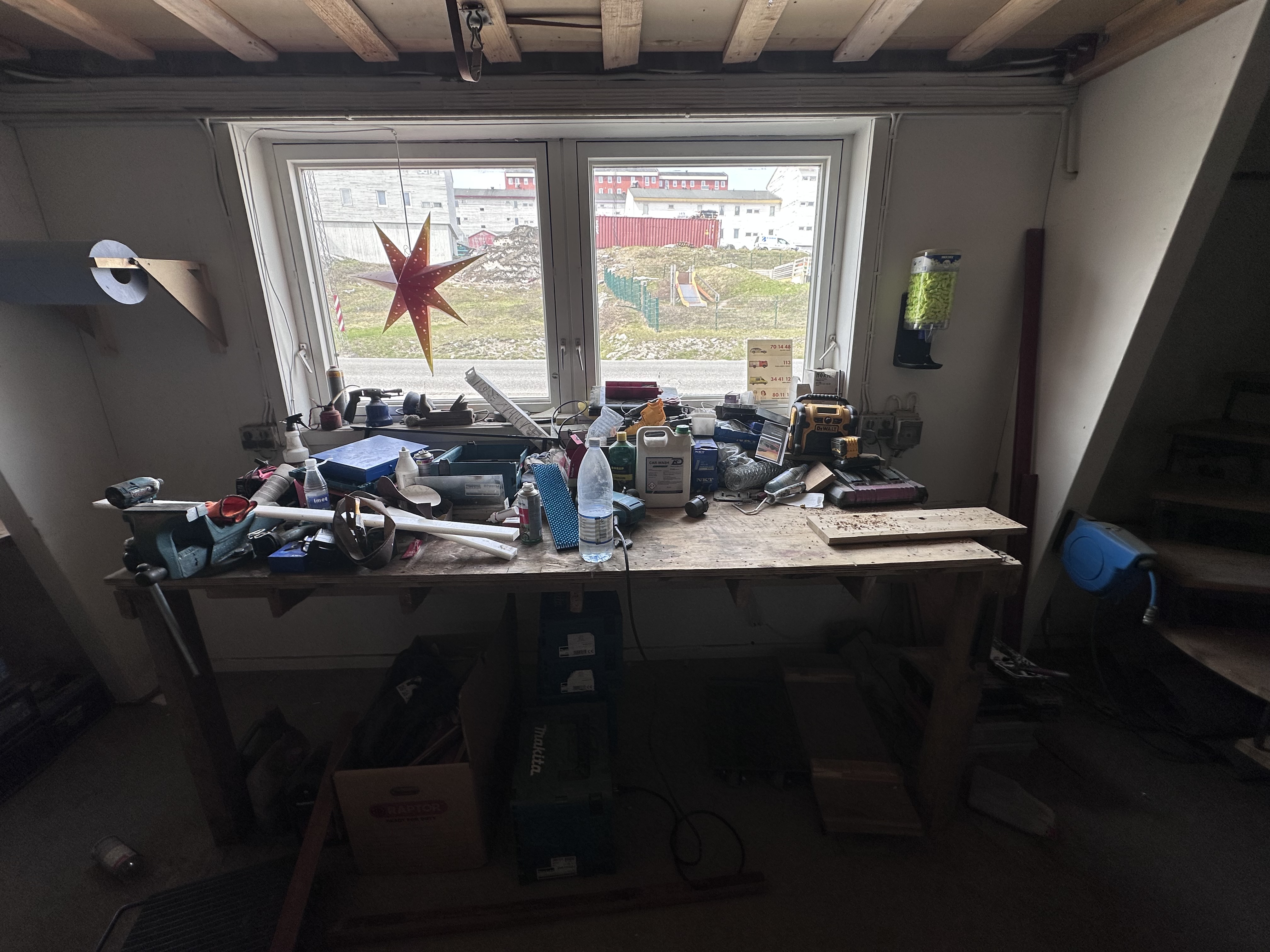 Al inventar på værksted