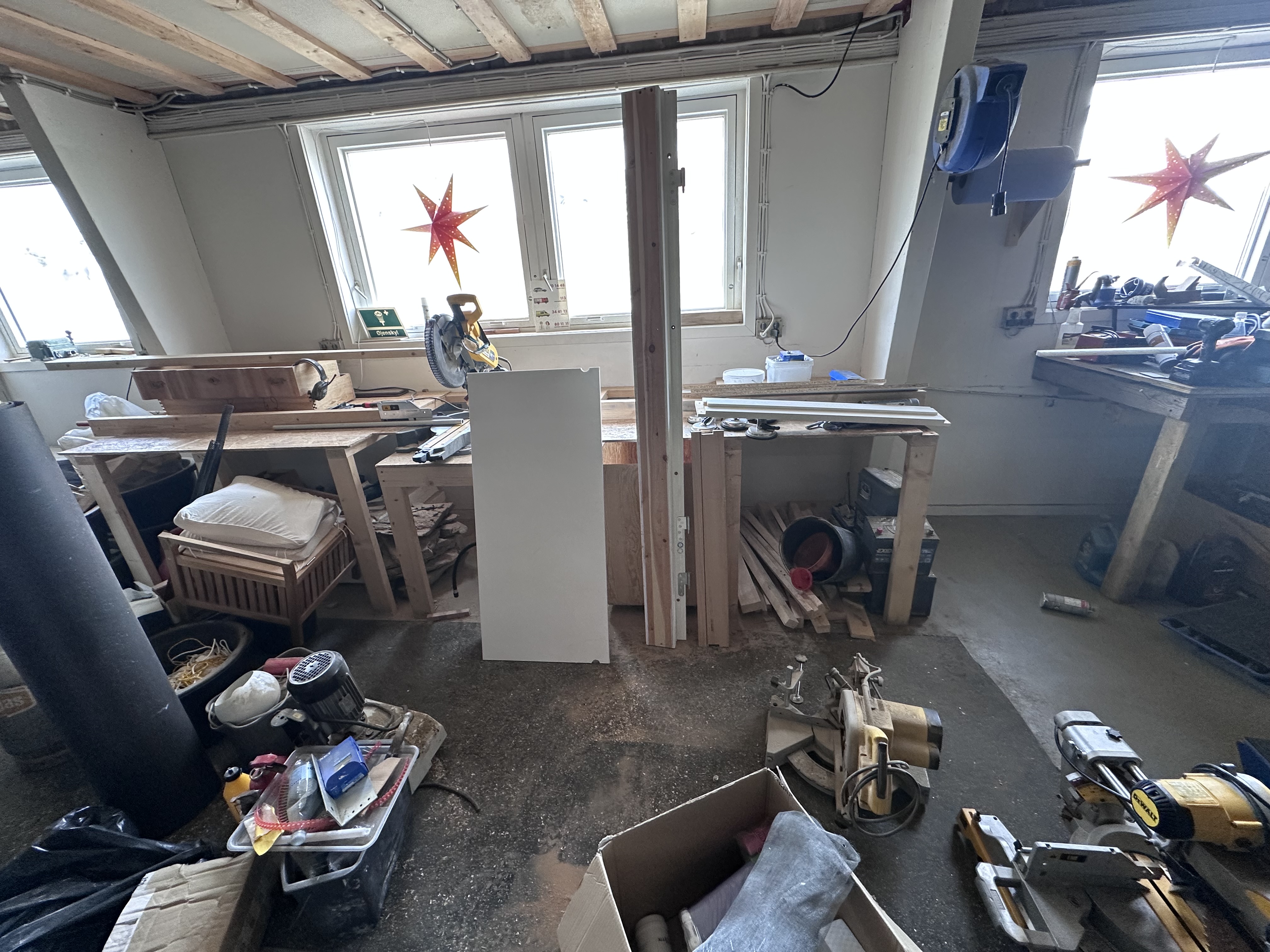 Al inventar på værksted